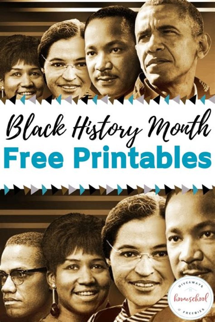 Famous African American Leaders List for Black History Month PDF