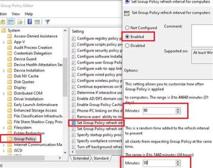 Download Windows Server 2019 Group Policies PDF List