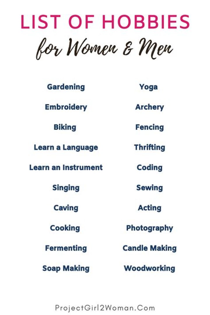 Free PDF List of Hobbies and Interests to Explore Today