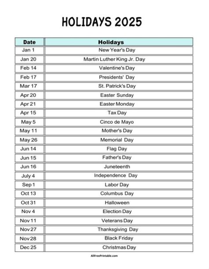 2025 Holidays List PDF: Complete Guide to All Major Festivals