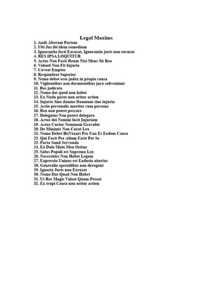 Free Legal Maxims PDF: Comprehensive List for Students & Professionals