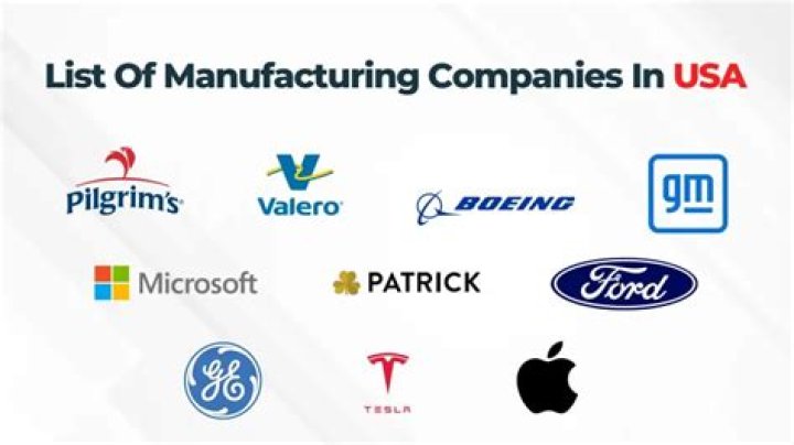 List of Manufacturing Companies in the USA - Free PDF Download