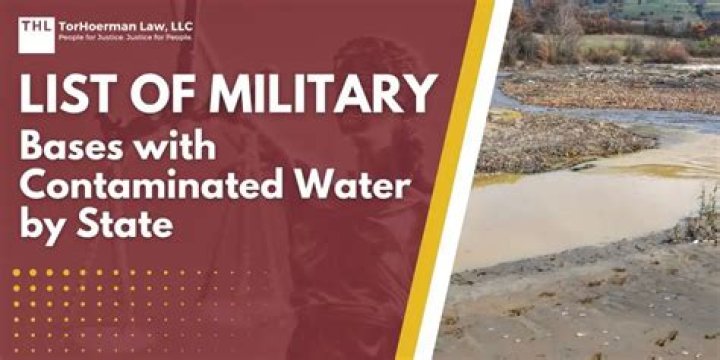 Contaminated Water at Military Bases: Official PDF List & Safety Data