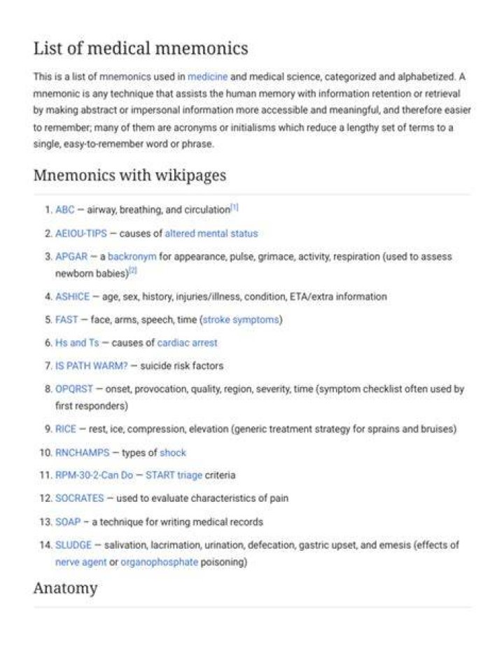 Free List of Mnemonics PDF – Boost Your Memory Today