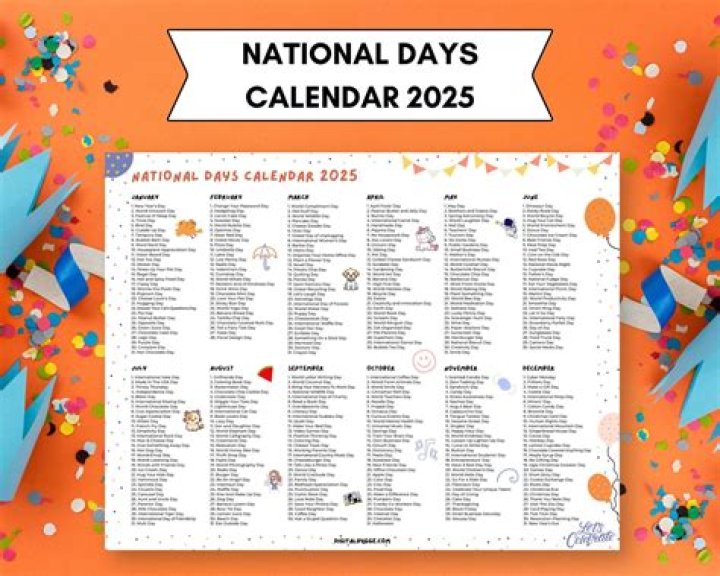 Free National Days PDF List: Celebrate Every Holiday
