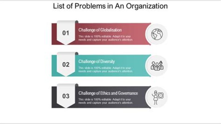 List of Common Organizational Problems PDF for Leaders