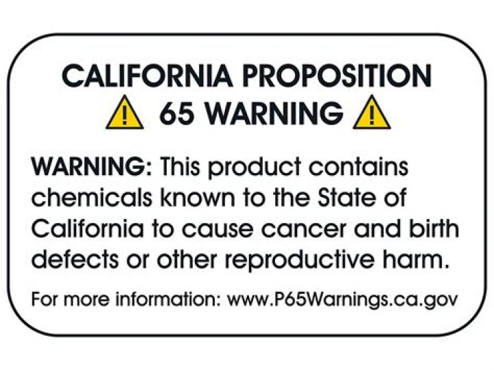 Complete List of Products with Prop 65 Warnings PDF Download