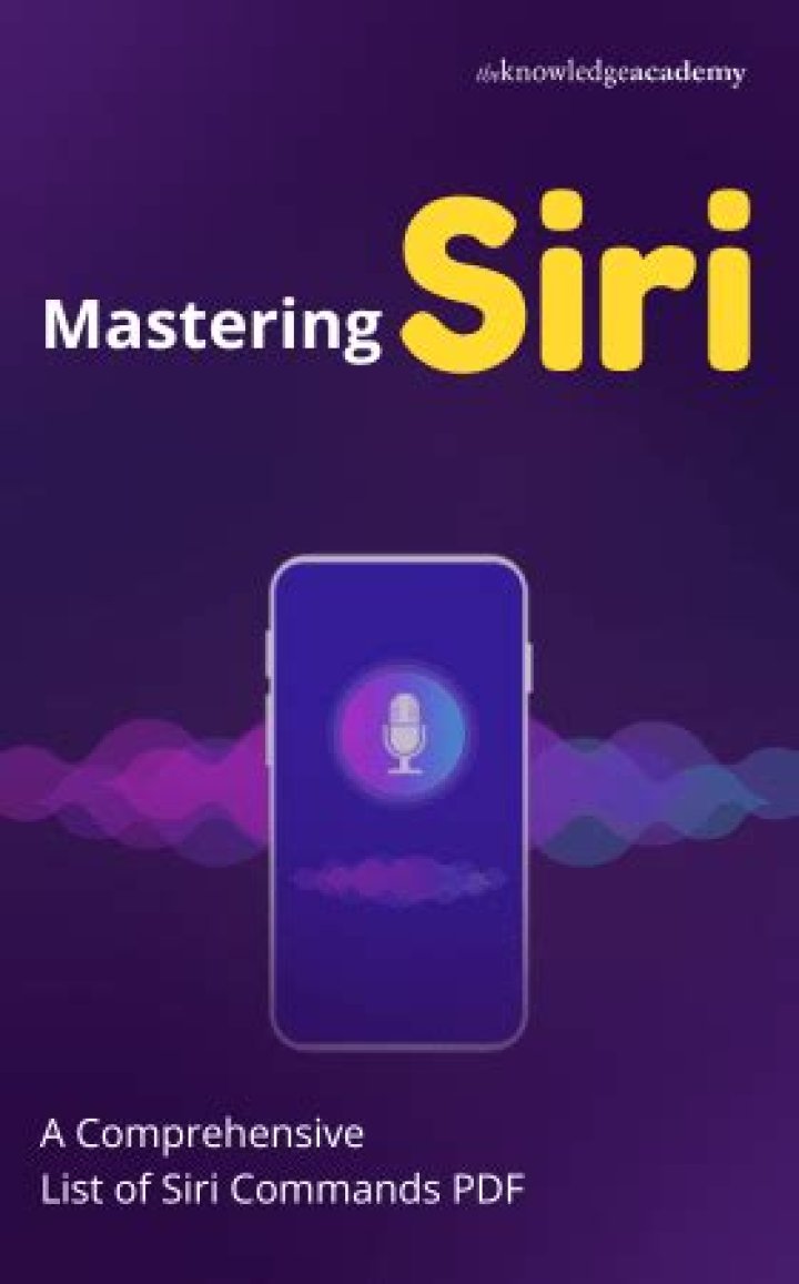 Siri Commands PDF: Essential Guide to Voice Control Commands