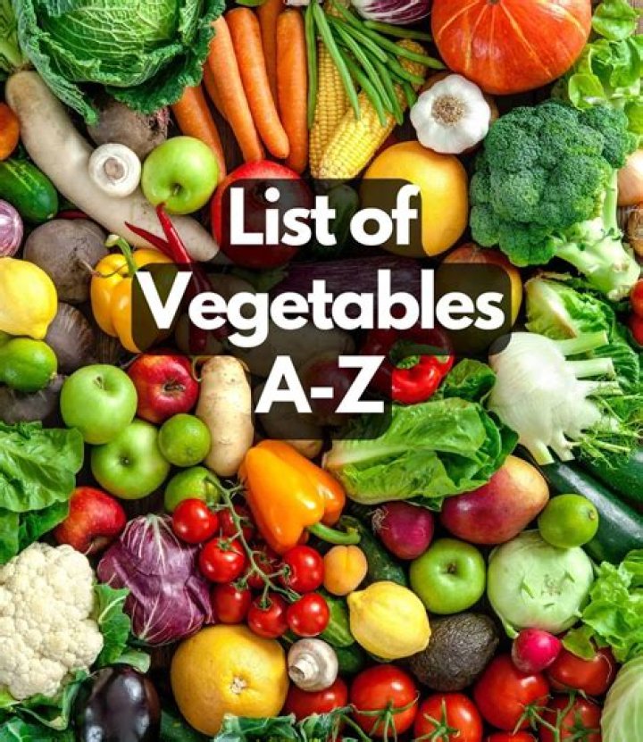 Complete A-Z List of Vegetables in PDF Format