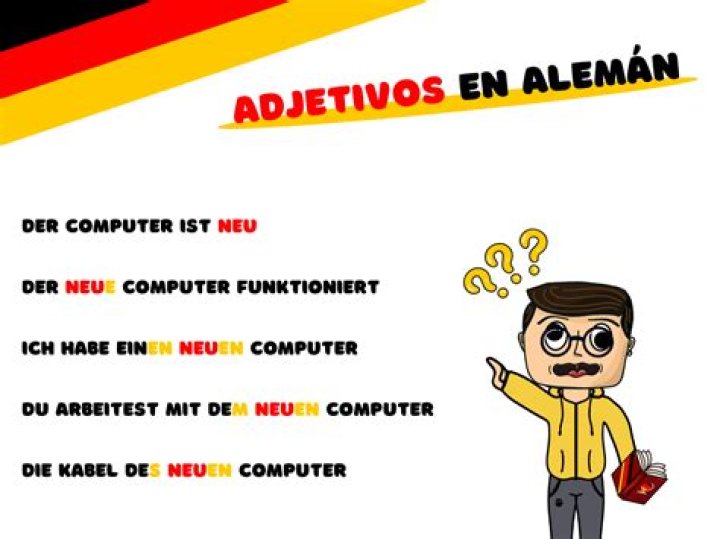 Lista completa de adjetivos en alemán PDF para estudiar