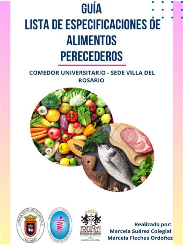 Lista de Alimentos Perecederos PDF – Descarga Gratis