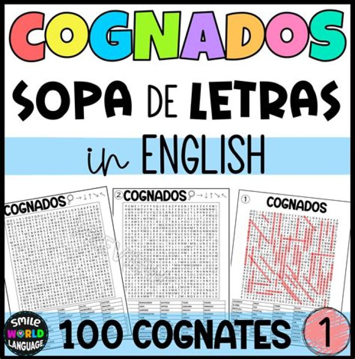 Lista de Cognados Inglés-Español: PDF Gratuito para Aprender Palabras Cercanas