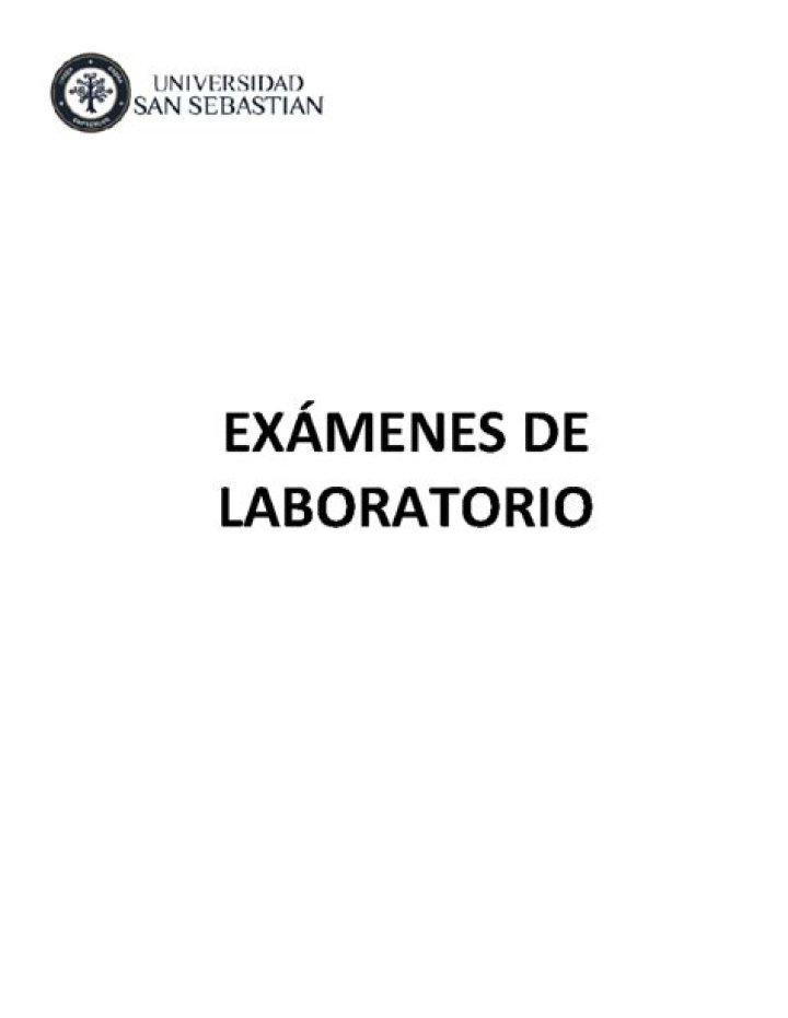 Lista de Exámenes de Laboratorio Clínico PDF: Descarga Gratis