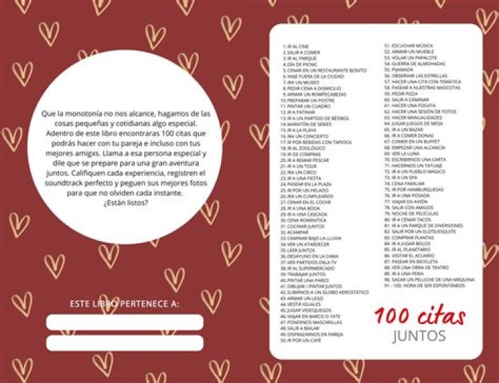 Lista de las 100 Citas Perfectas para Parejas en PDF