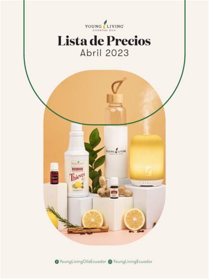 Lista de Precios Young Living 2024 PDF – Acceso Completo y Descuentos