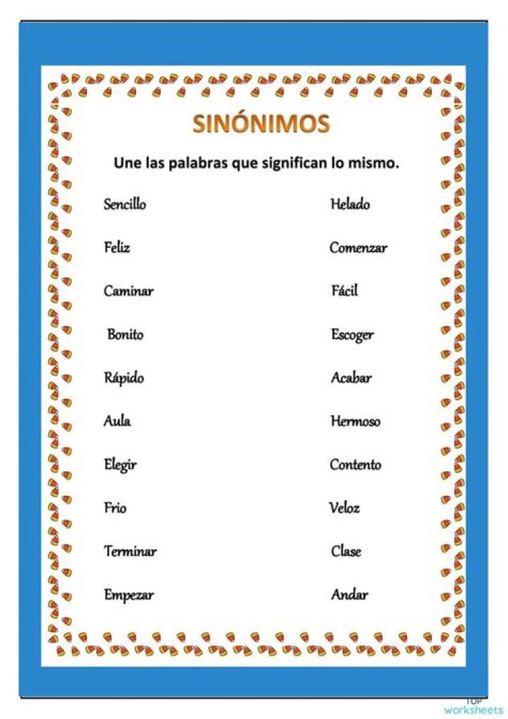 Lista de Sinônimos em Inglês para PDF – Baixe Gratuitamente