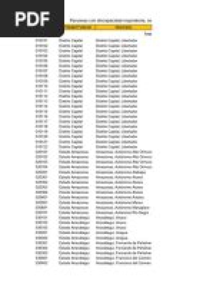 Lista Tascon en PDF: Descargas Fáciles y Confiables