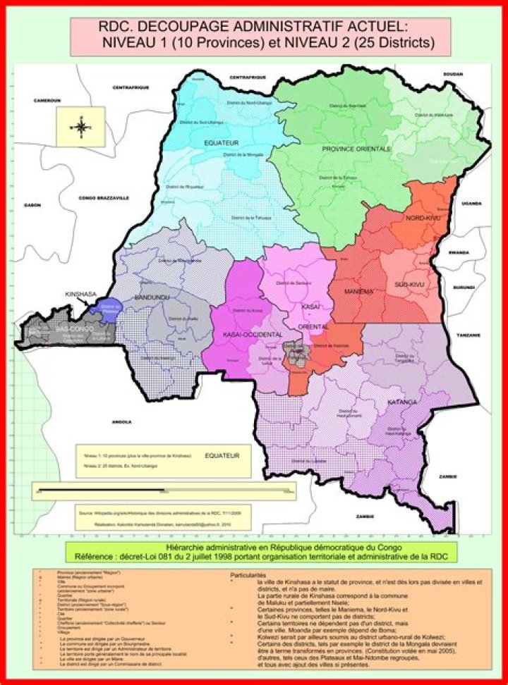 Liste des barrages de la RDC par province – PDF téléchargeable