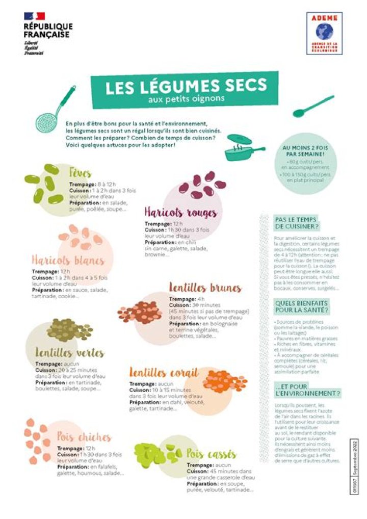 Liste des Légumes Secs PDF – Guide Complet & Téléchargement Gratuit