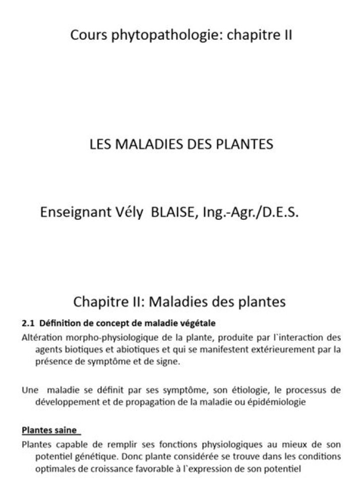 Liste des maladies des plantes PDF : Guide complet et identificatif