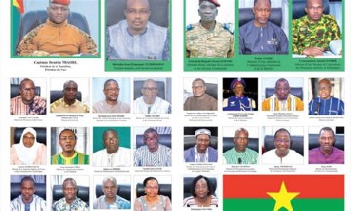 Liste des ministres du Burkina Faso 2018 - PDF Officiel