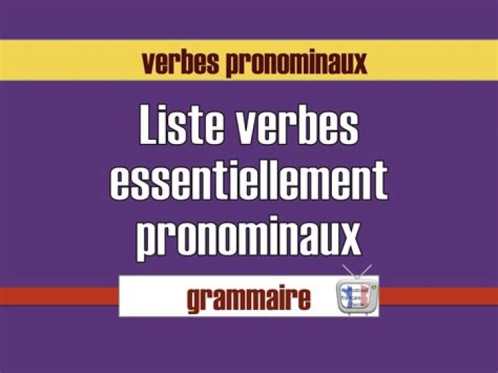 Liste Complète des Verbes Essentiellement Pronominaux PDF