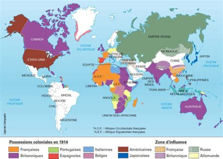 Liste des Pays Colonisés et de leurs Colonisateurs | PDF Gratuit