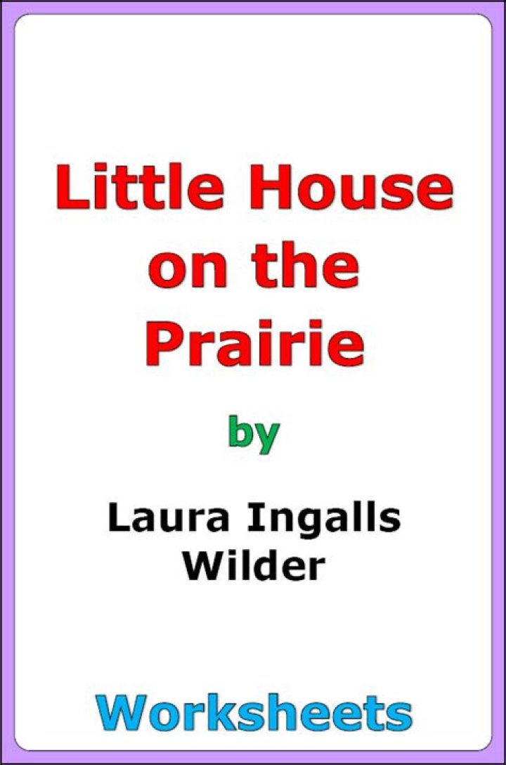 Little House on the Prairie Worksheets PDF for Homeschool Learning