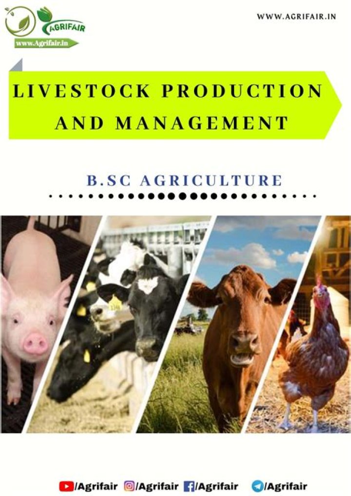 Livestock Production and Management: Essential PDF Guide