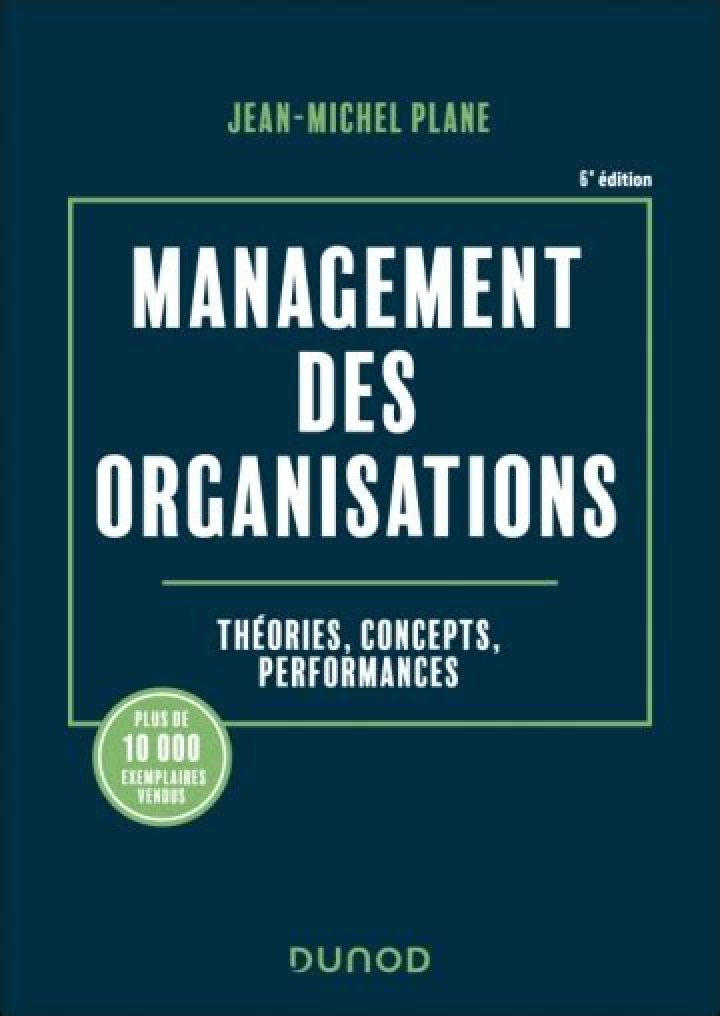 Livre Management des Organisations PDF : Guide Complet pour la Performance