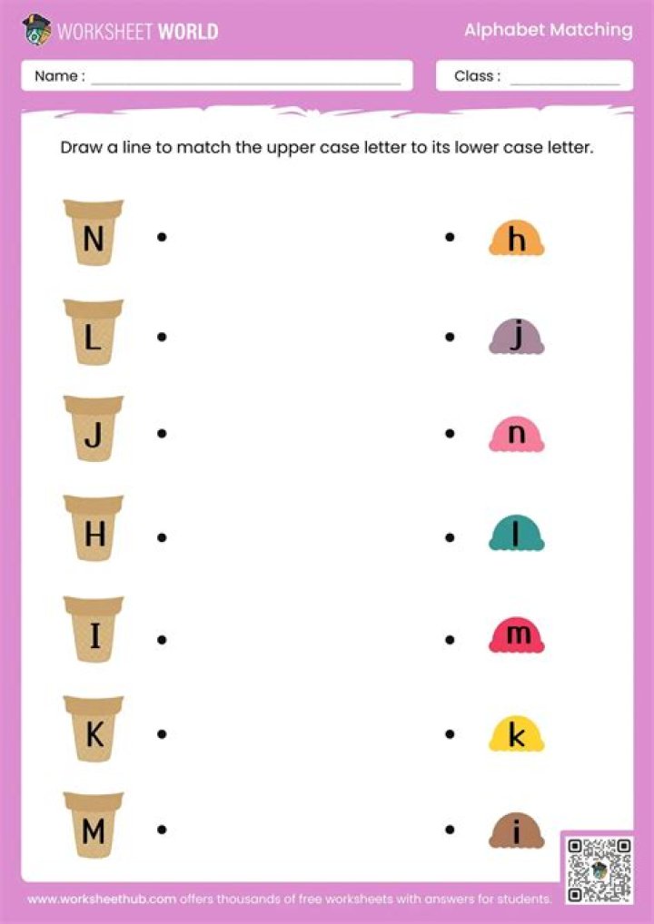 Free LKG English Alphabets Worksheets with Answers PDF