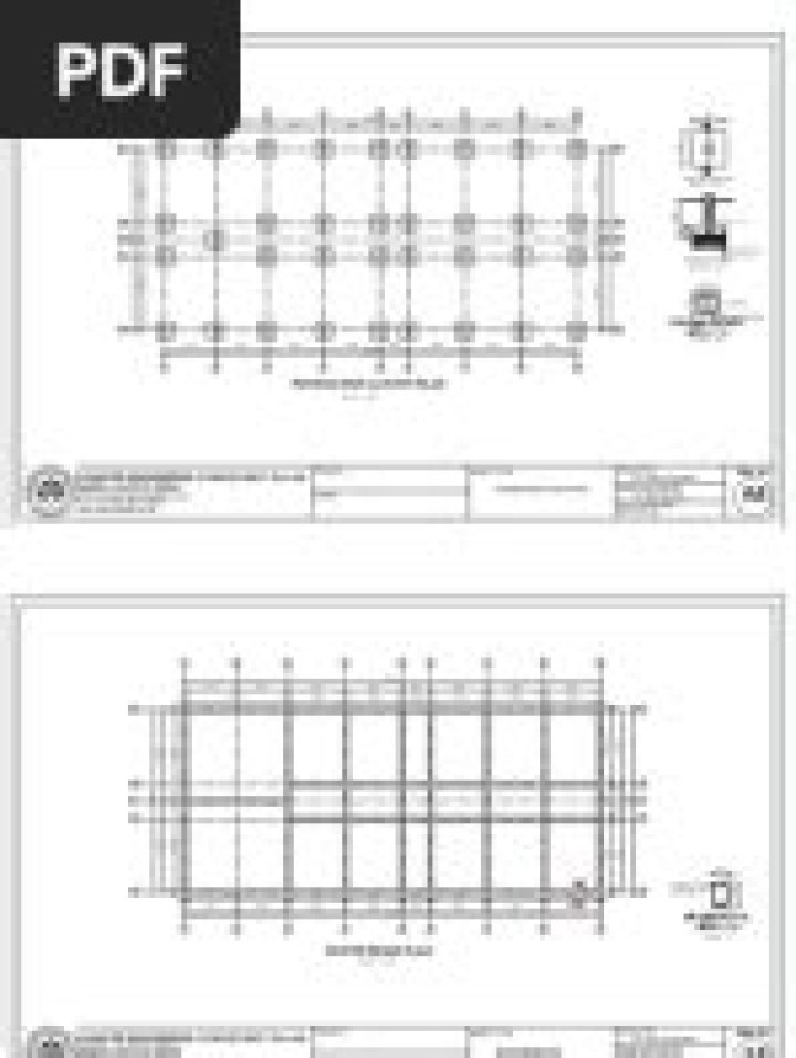 Load Bearing Structure Plan Elevation Section PDF – Detailed Engineering Drawings