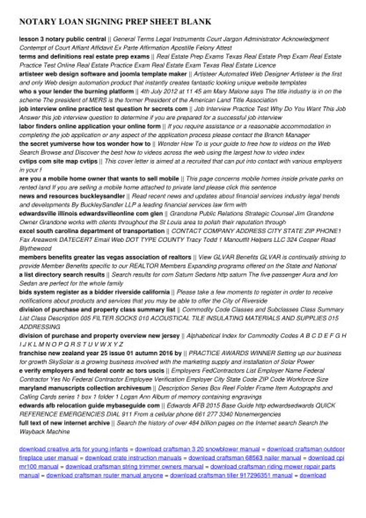 Loan Signing Prep Sheet PDF – Step-by-Step Guide to Smooth Loan Signings