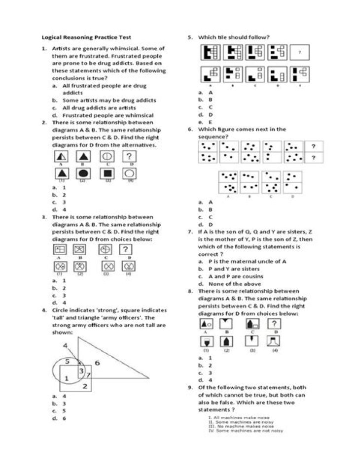 Logical Reasoning Questions PDF: Practice & Master Critical Thinking