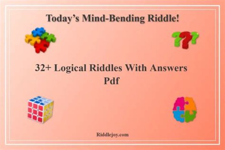 Logical Riddles with Answers PDF for Challenging Minds