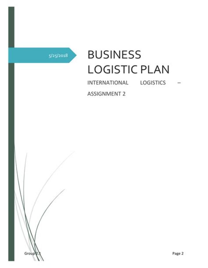 Logistics Business Plan PDF: Master Your Supply Chain Strategy
