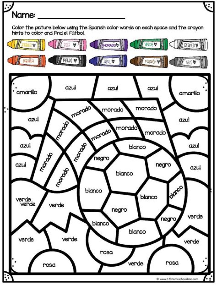 Los Colores Worksheet PDF: Printable Coloring Activity for Kids