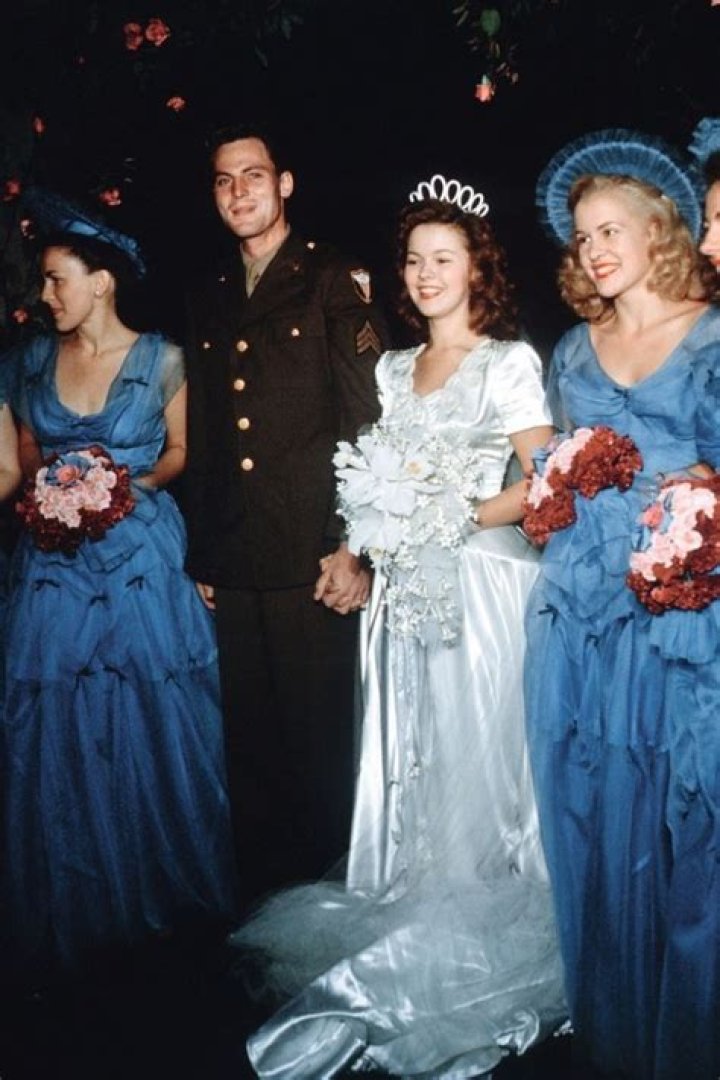 Lovely Color Snapshots That Capture Celebrities on Their Wedding Days Vintage Everyday