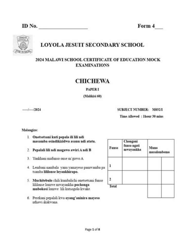 Loyola Jesuit Entrance Exam Questions PDF – Practice & Prep