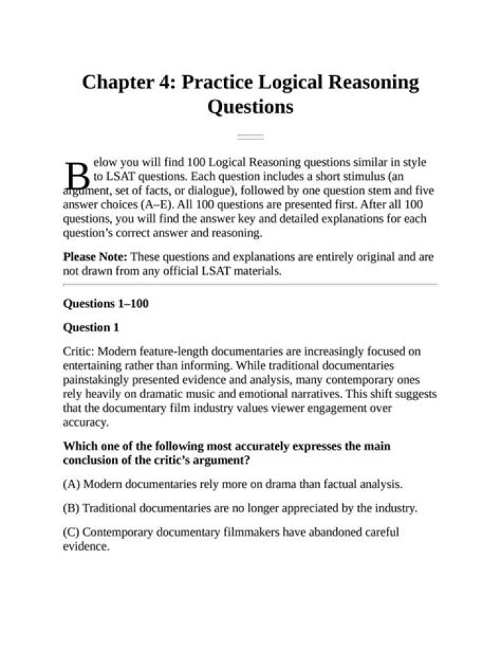 Master LSAT Critical Reasoning with Expert PDF Practice Questions