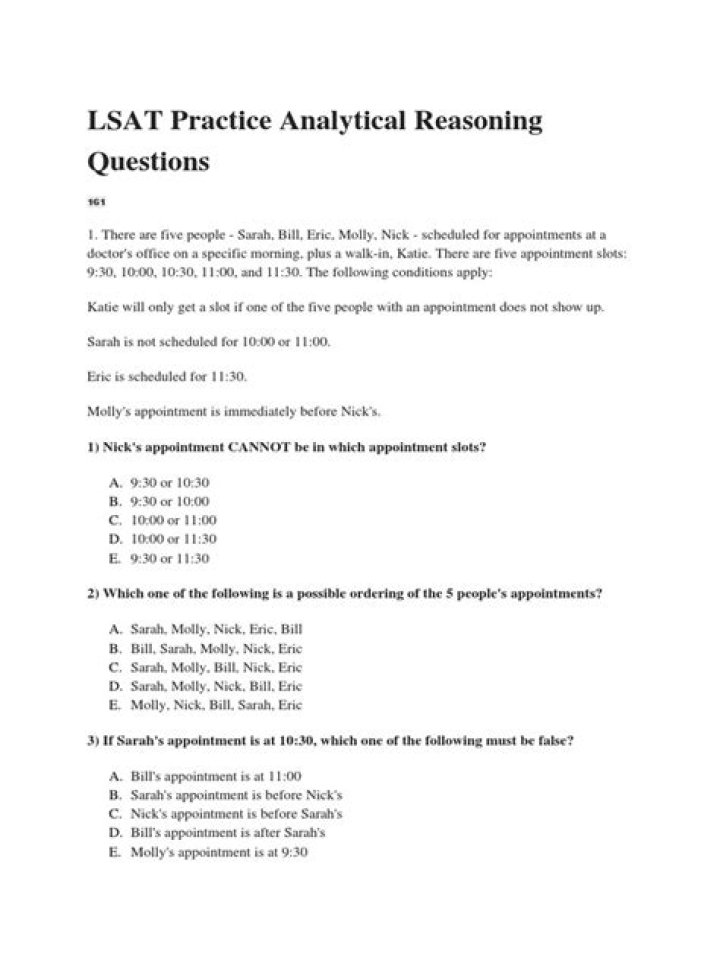 LSAT Practice Questions PDF – Boost Your Test Scores Today
