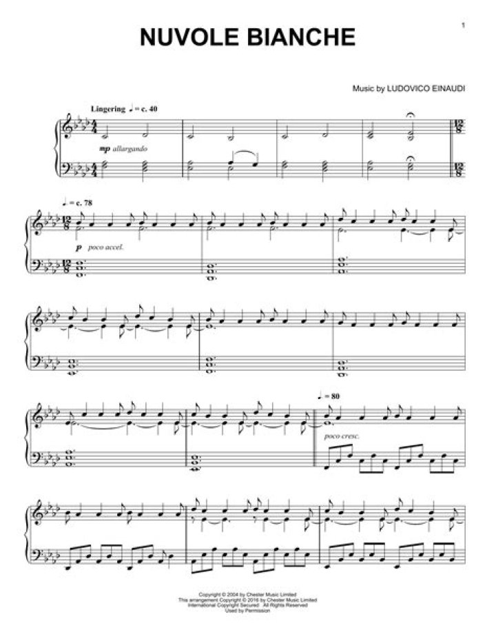 Download Ludovico Einardi PDF Sheet Music for Free