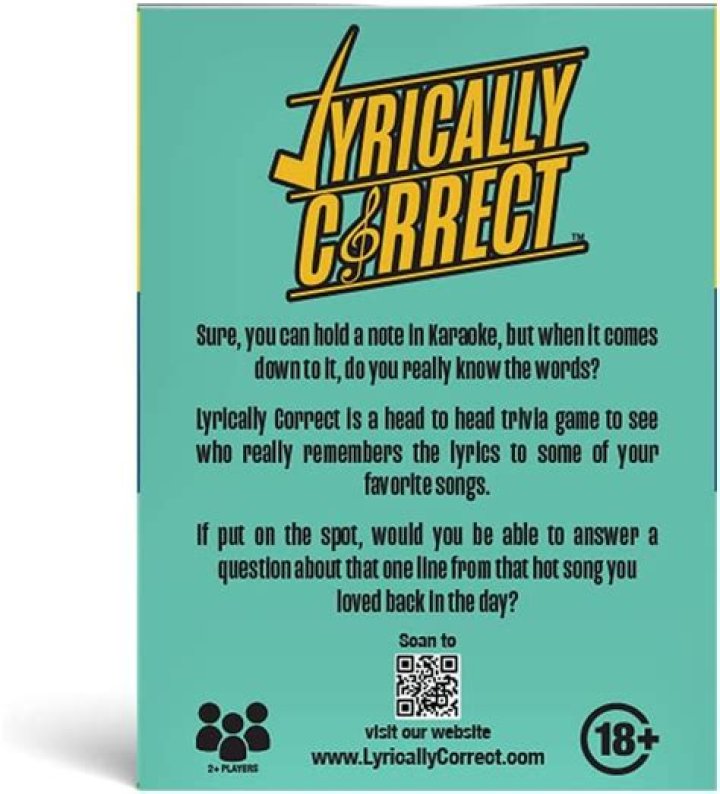 Lyrically Correct Game Questions PDF with Answers – Instant Download