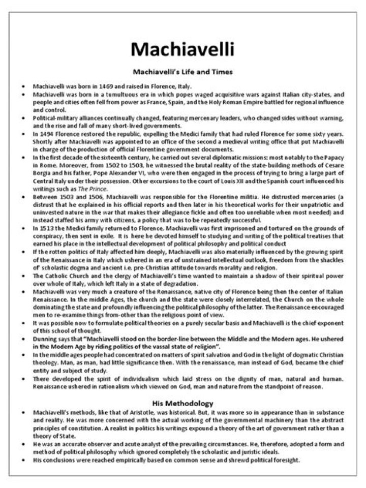 Machiavelli Test PDF: Master Political Strategy with Insight