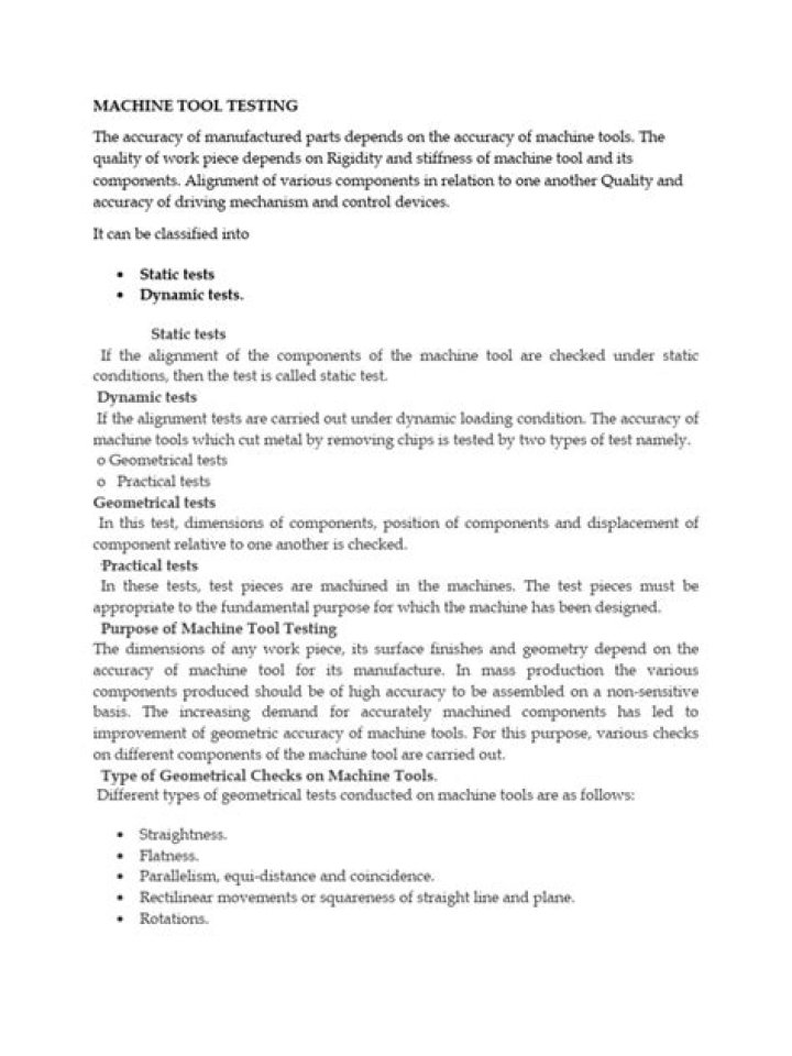 Essential Machine Tool Testing PDF: Accurate Quality & Safety Compliance