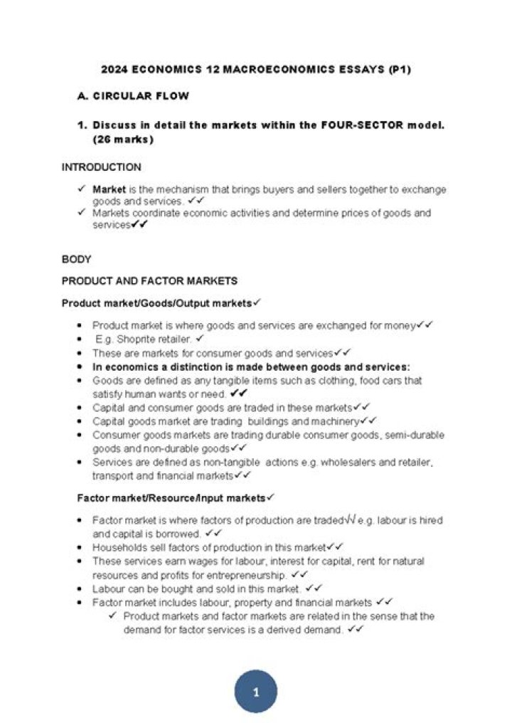 Macroeconomics Essay Questions and Answers PDF: Expert Analysis & Study Guide