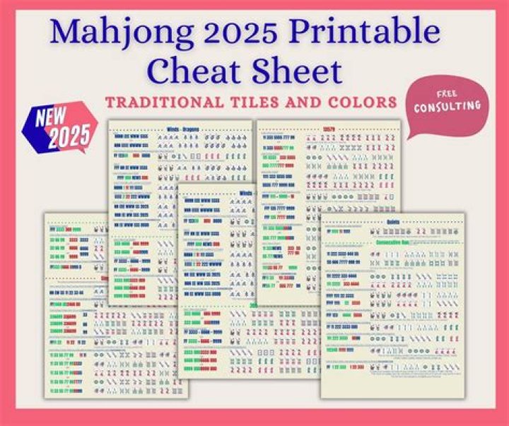 Mahjong Hands Cheat Sheet PDF: Master Moves & Tips
