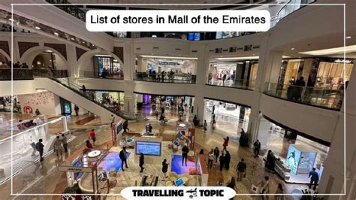 Mall of Emirates Shops List PDF: Complete Guide & Store Directory