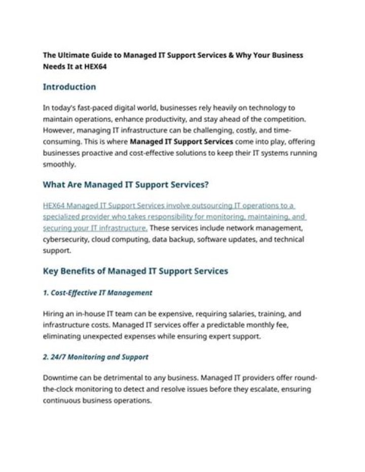 Download Managed IT Services PDF: Secure, Scalable, and Professional IT Support