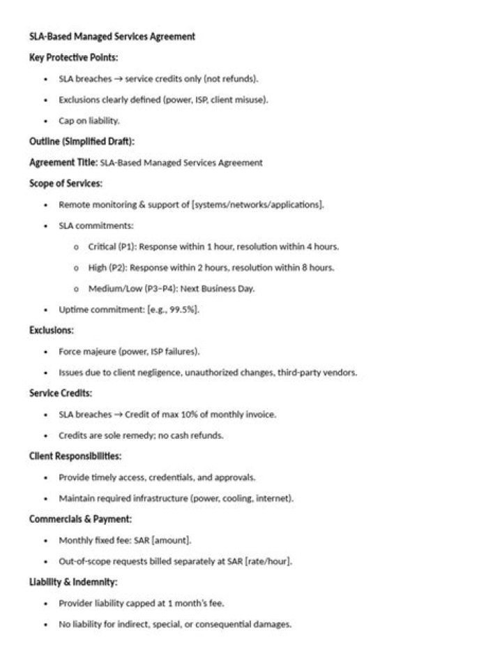 Managed Services Agreement PDF: Secure Your IT Outsourcing Today